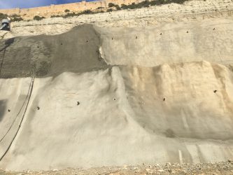 Delimara Power Station – Stabilisation of exposed rock face